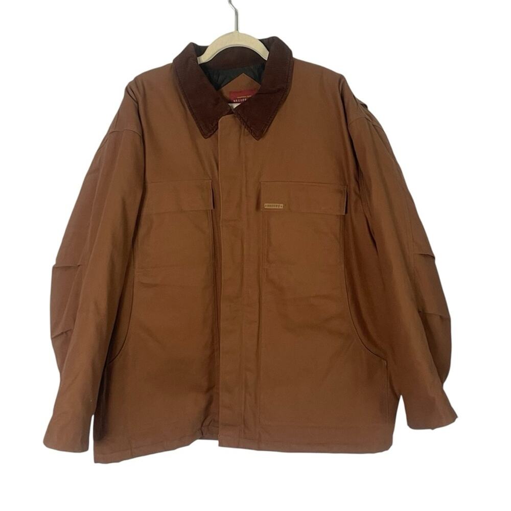 Skoops Traditional Duck Outdoor Workwear Firm Coat Quilted Arctic Mens Size 3XL